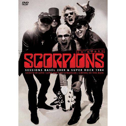 DVD Scorpions em Dobro Basel 2009 e Super Rock 1984