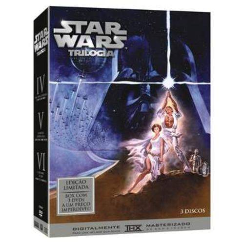 Dvd Star Wars - a Trilogia Original - Iv, V, Vi (3 DVDs)