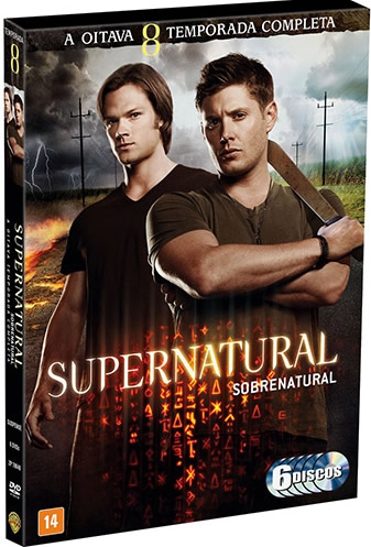 DVD - Supernatural - 8ª Temporada Completa - 6 Discos - Warner Bros.