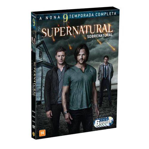 DVD Supernatural - Sobrenatural - 9ª Temporada - 6 Discos