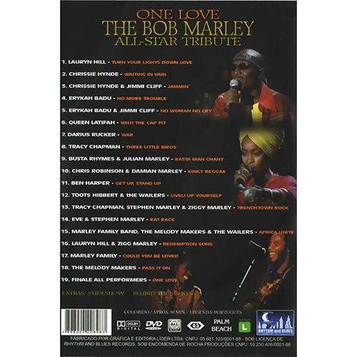 DVD The Bob Marley: All-Star Tribute