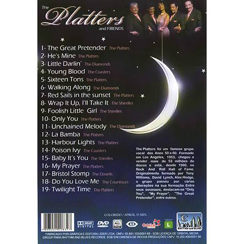 Tudo sobre 'DVD The Platters: And Friends'