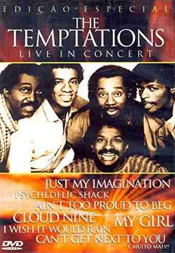 Dvd The Temptations - Live In Concert