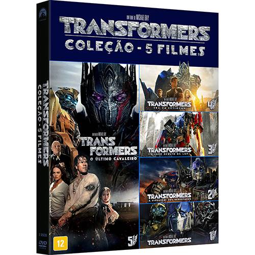 Tudo sobre 'DVD - Transformers - Coleção (5 Filmes)'