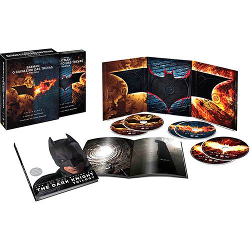 Tudo sobre 'DVD Trilogia Batman - Batman Begins, o Cavaleiro das Trevas e o Cavaleiro das Trevas Ressurge (6 DVDs)'