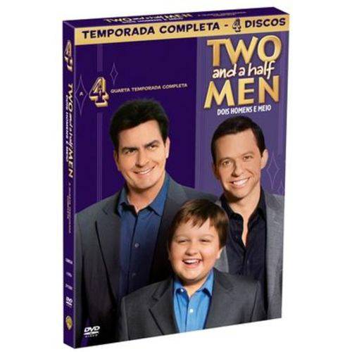 DVD Two And a Half Men - Dois Homens e Meio - 4ª Temporada - 4 Discos
