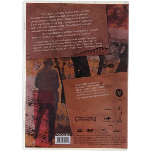 DVD Vários - Nas Rodas do Choro