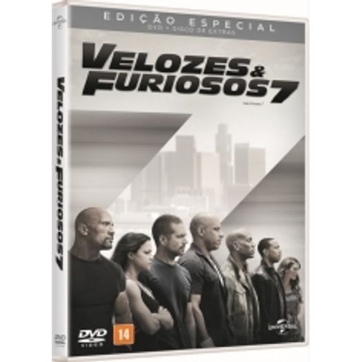 DVD Velozes & Furiosos 7 - Edição Especial (2 DVDs)