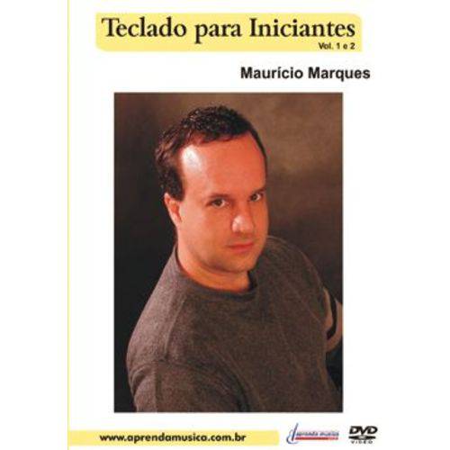 DVD Vídeo Aula Teclado para Iniciantes Vol 1/2 Mauricio Marques