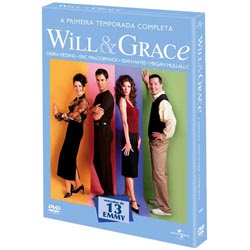 DVD Will & Grace - 1ª Temporada Completa (3 DVDs)