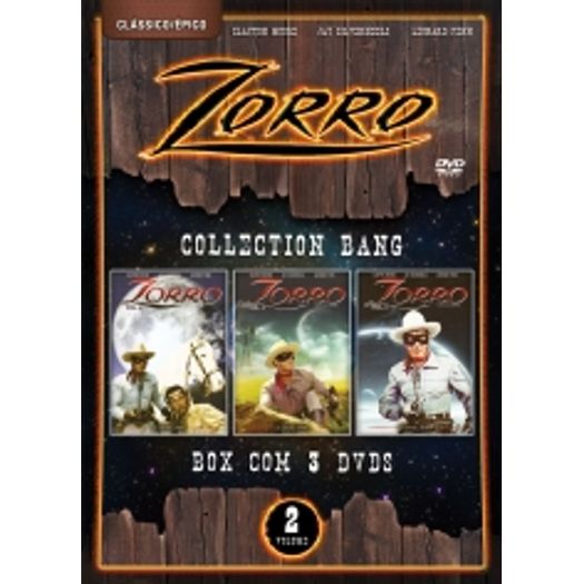 Tudo sobre 'DVD Zorro - Collection Bang Vol.2 (3 DVDs)'