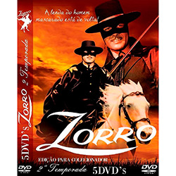DVD - Zorro: 2ª Temporada Edição para Colecionador ( 5 Discos)