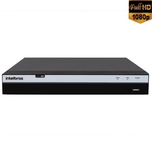 DVR 4 Canais Intelbras Full HD 1080p + 2 IP H.265+ Até 10TB 5 em 1 Detecção de Face - MHDX 3104
