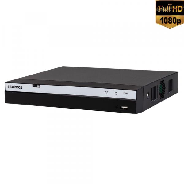 DVR 16 Canais Intelbras Full HD 1080p + 8 IP H.265 Até 10TB 5 em 1 Detecção de Face - MHDX 3116