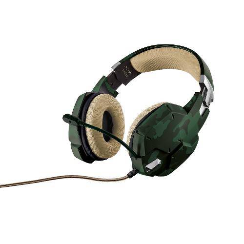 Dynamic Headset Gamer Camuflado Verde para Pc, Xbox One Psp4 Gxt 322c - Trust Gaming