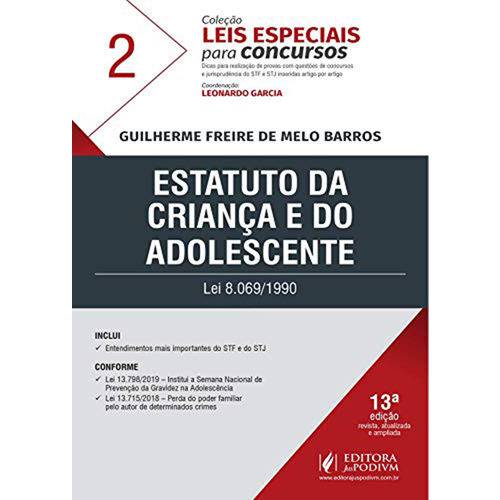 Eca - Estatuto da Criança e do Adolescente - 13ª Edição (2019)