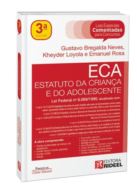 ECA - Estatuto da Criança e do Adolescente - 3ª Edição (2019) - Rideel