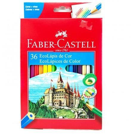 Ecolápis de Cor 36 Cores Faber-castell - 120136 - Faber Castell