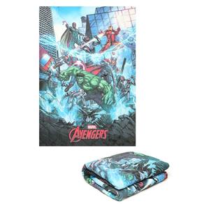 Edredon Solteiro Lepper Avengers 150x210 Cm - VERDE