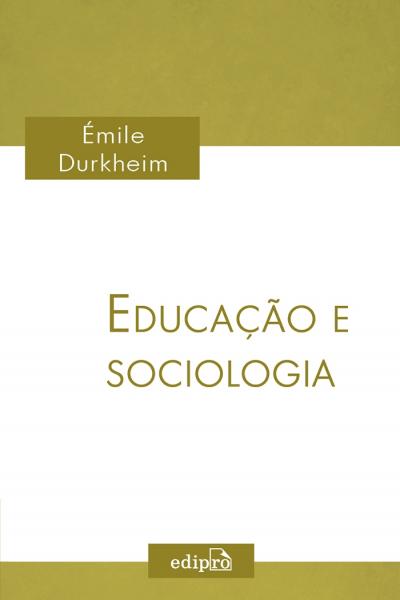 Educacao e Sociologia - Edipro - 1