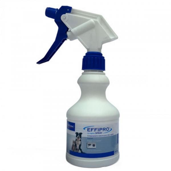 Effipro Spray 250ml Virbac Antipulgas e Carrapatos Cães e Gatos