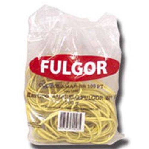 Elastico Amarelo Latex N.18 Pct/ 500grs Fulgor Pacote