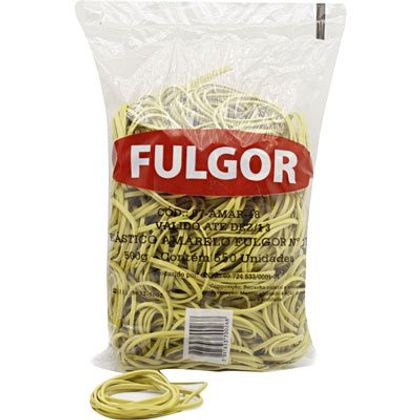 Elástico N°18 500g Amarelo Fulgor Fulgor