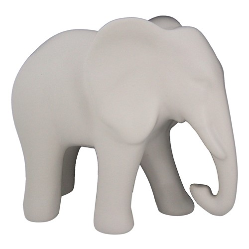 Elefante Branco em Cerâmica | Grande