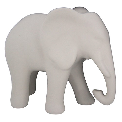 Elefante Branco em Cerâmica | Pequeno