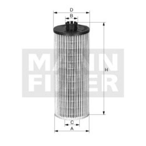 Elemento Filtrante do Óleo Lubrificante - Mann-filter - Hu12140x - Unit. -