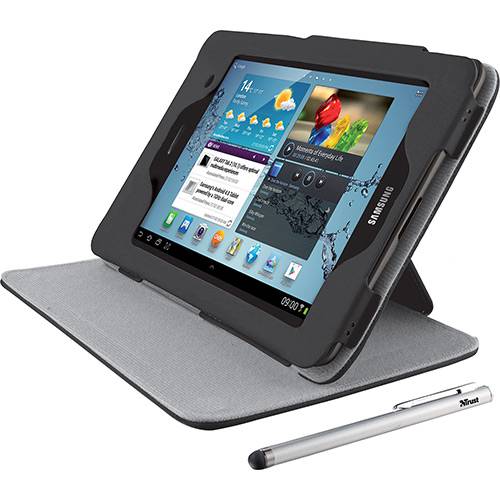 Tudo sobre 'ELiga Folio Stand With Stylus For Galaxy Tab 2 7.0'