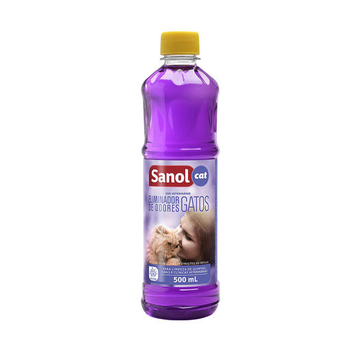 Eliminador de Odores Gatos Sanol 500ml