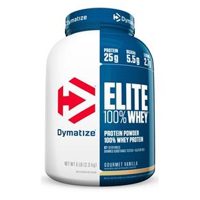 Elite 100% Whey Protein (5Lbs/2.270G) - Dymatize Nutrition - Chocolate