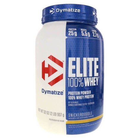 Elite 100% Whey Protein Dymatize Nutrition - 900G Baunilha