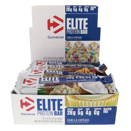 Tudo sobre 'Elite Protein Bar 12 Unidades - Dymatize Nutrition'