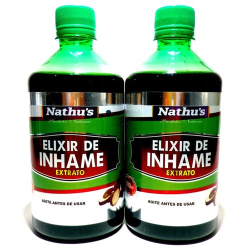 Elixir de Inhame Extrato de 500ml Combo com 2 Frascos