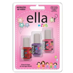 Ella Kids Esmalte Infantil (kit 3 Cores) - 151