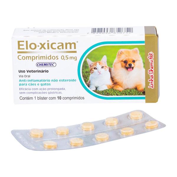 Elo-Xicam 0,5mg Chemitec - 10 Comprimidos