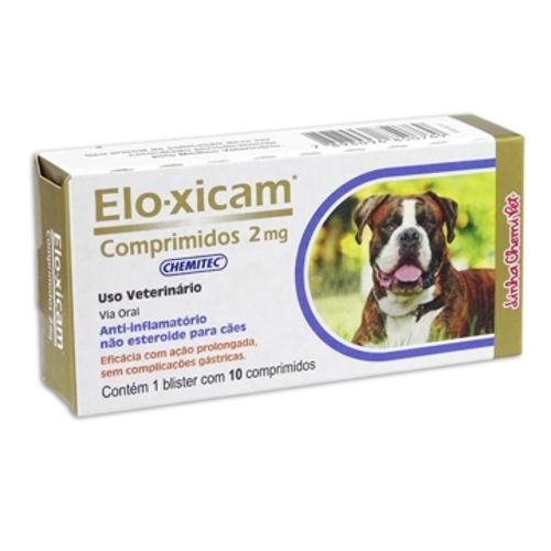 Elo-xicam Anti-inflamatorio 2mg 10 Comprimidos Chemitec