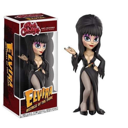 Tudo sobre 'Elvira a Rainha das Trevas Boneco Rock Candy Funko Elvira'