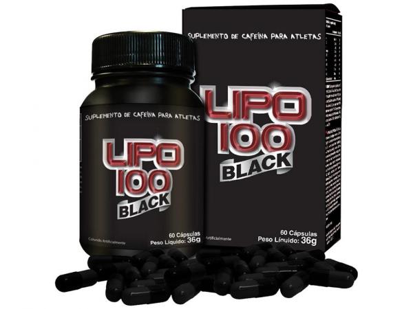 Emagrecedor Termogênico Lipo 100 Black 60 Cápsulas - Intlab