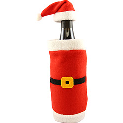 Embalagem de Vinho Roupinha do Papai Noel - Christmas Traditions