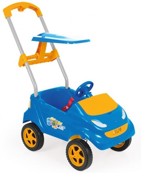 Empurrador Baby Car Azul Homeplay