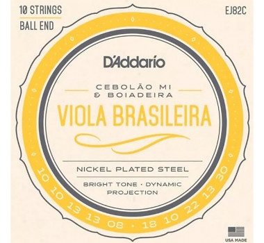 Enc Viola Brasileira Mi Ej82c - D'addario