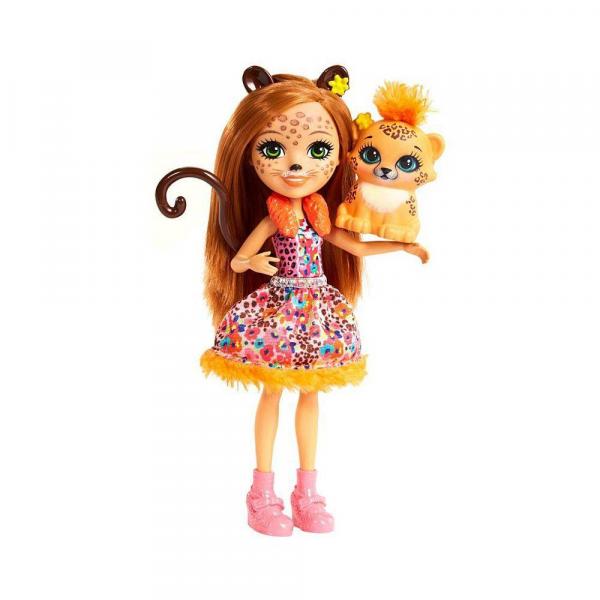 Enchantimals Boneca e Bichinho Cherish Cheetah Fjj20 - Mattel