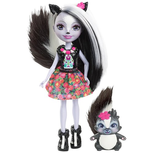 Enchantimals Boneca e Bichinho Sage Skunk - Mattel