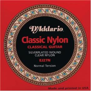 Encordoamento de Nylon Cristal para Violão Ej27N Student Classics Normal Tension