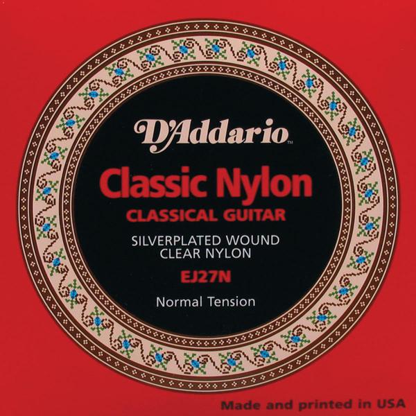 Encordoamento de Nylon para Violão Ej27n Student Classics Normal Tension - D"addario