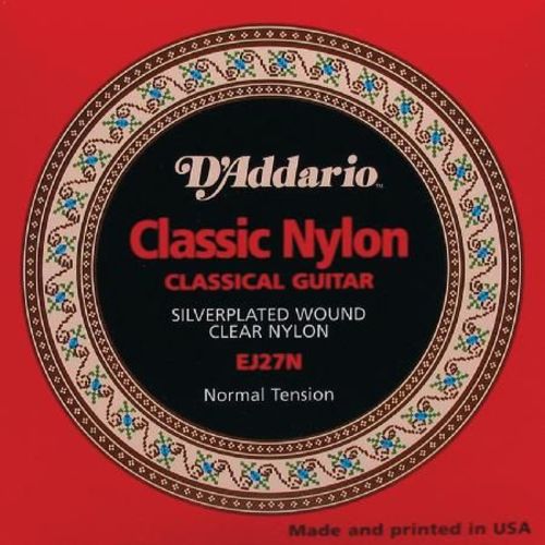 Encordoamento de Nylon para Violão Ej27n Student Classics Normal Tension D'addario