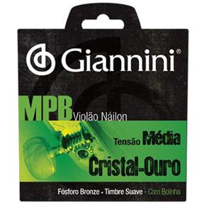 Encordoamento Giannini GENWG Violão Nylon Tensão Média MPB